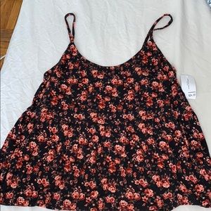 Floral flowy tank top